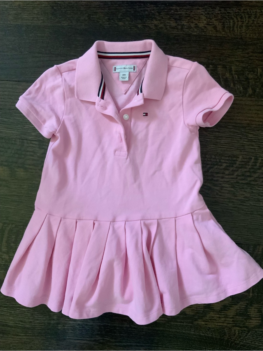 Tommy Hilfiger Light Pink Girls' Polo Dress